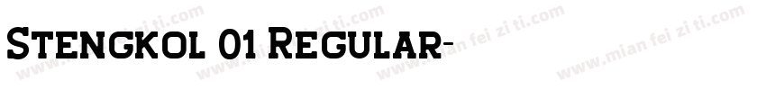 Stengkol 01 Regular字体转换